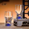 Elegant Party Glassware Mini Snifter Glass with Ergonomic Weighted Base, Crystal Clear Tasting Whiskey Tumbler Glasses Glasses, Comfortable