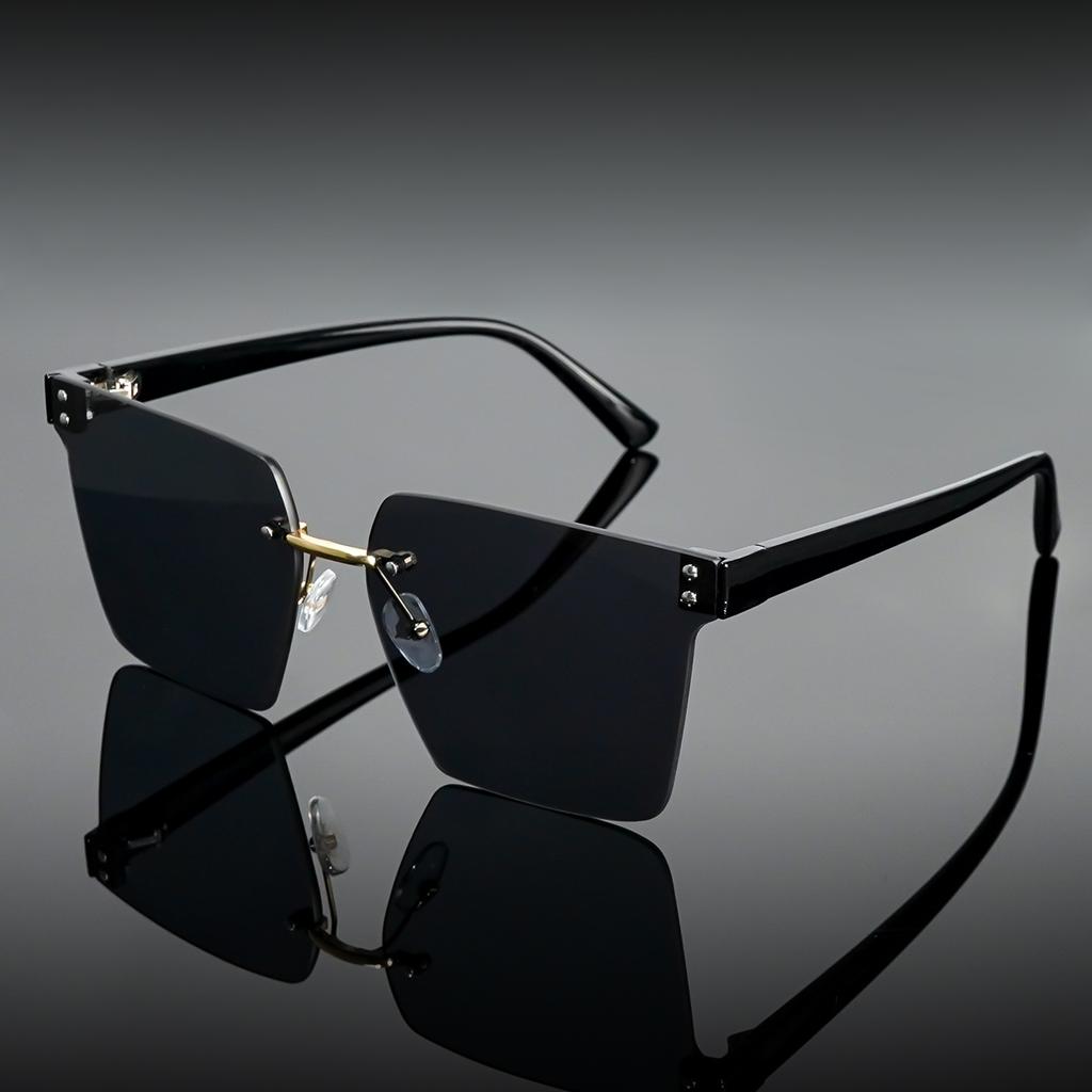 Minimalist Fashion Trendy Frameless Sunglasses - Ultra-Lightweight Design - Ideal For Fashion Lovers Perfect For Or Daily Wear