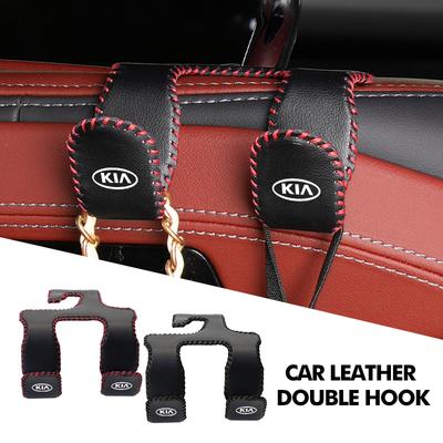 Para Coche Soporte Colgante para Asiento Trasero Ganchos de Doble Cabeza Gancho Colgador para Asientos Accesorios Rio K5 K2 Sportage Ceed Sorento Picanto