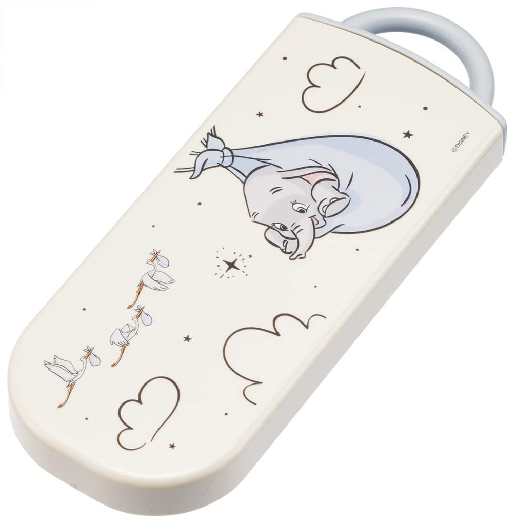 Skater Trio Set of and Fork Dumbo for Made in Chopsticks, Spoon, (Disney Design) Children, Antibacterial, Japan, TACC2AG-A