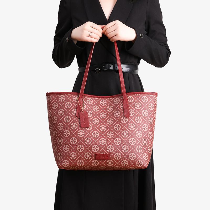 2025 Spring New Niche Handbag Large Capacity High-End Single Shoulder Underarm Bag Fashionable Commuting Tote Bag for Women