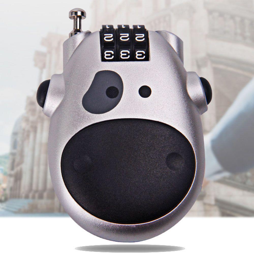 Digit Safety Password Padlock Motorcycle Helmet Lock Travel Accessories Luggage Combination Lock