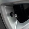 Auto Reifenventilkappe Radventilkappenabdeckung mit Schraubenschlüssel Schlüsselanhänger Für Volkswagen B7 B6 B5 Golf 4 5 6 Polo Passat CC Jetta Mk6 Tiguan Gol Cross