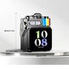 Metal Mechanical Bluetooth Speaker LED Display Screen RGB Desktop Subwoofer Wireless Loudspeaker Support Calendar Alarm Clock