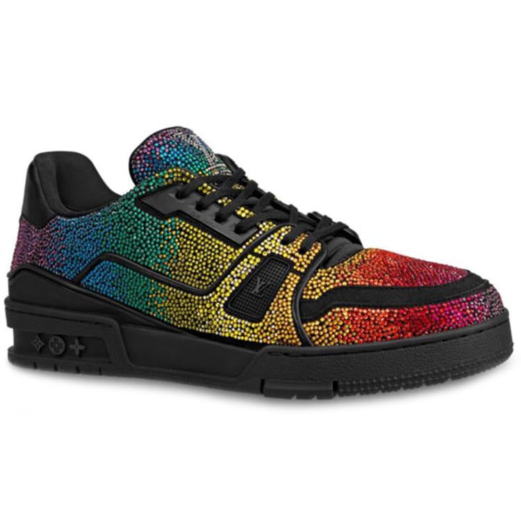 Louis Vuitton Trainer Sneakers 'Glitter Rainbow' 1A5YLN