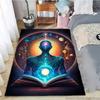 Rainbow 7 Chakra Mandala Bohemia Area Rug,Carpet Rug for Living Room Bedroom Sofa Doormat Decor,Yoga Soft Non-slip Floor Rugs
