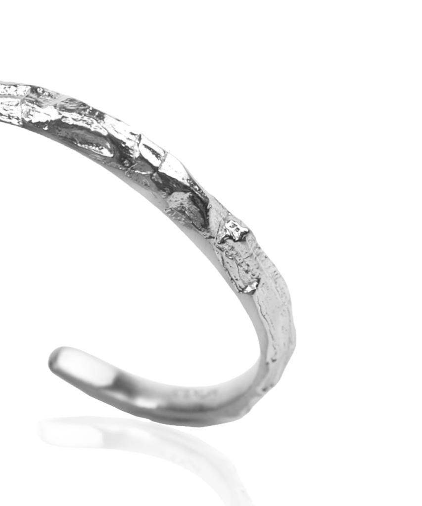 Manig Cragio R Silver Bangle