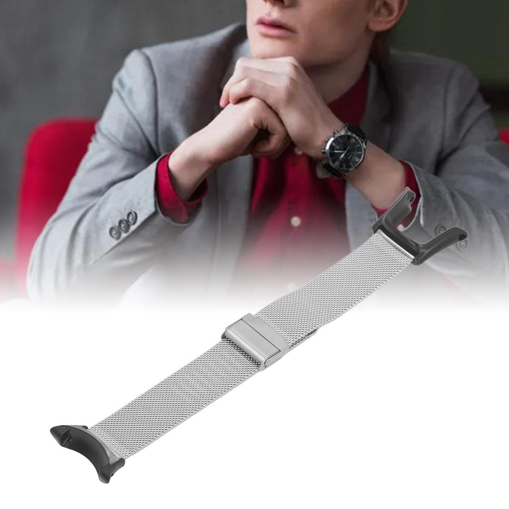 Watch Band Strap Replacement for Ambit 3 Sport 3 Run Stainless Steel Mesh   Wristband with 2pcs Screwdriver