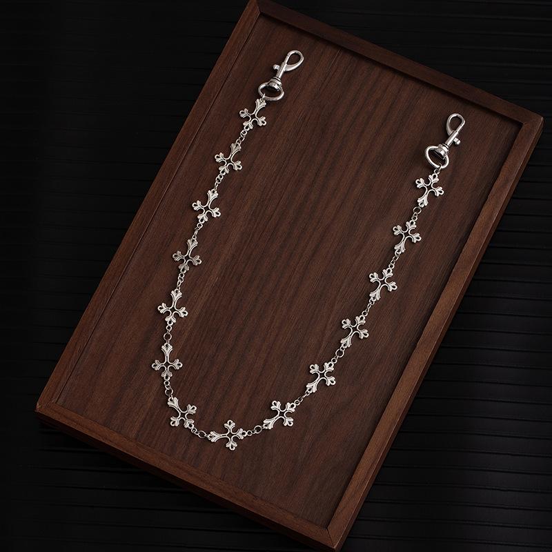 

Металлическая Цепь Крест Джинсовая Брючная Цепь Мужская Хип-Хоп Нишевые Высококачественные Мужские Аксессуары Цепь на Талию