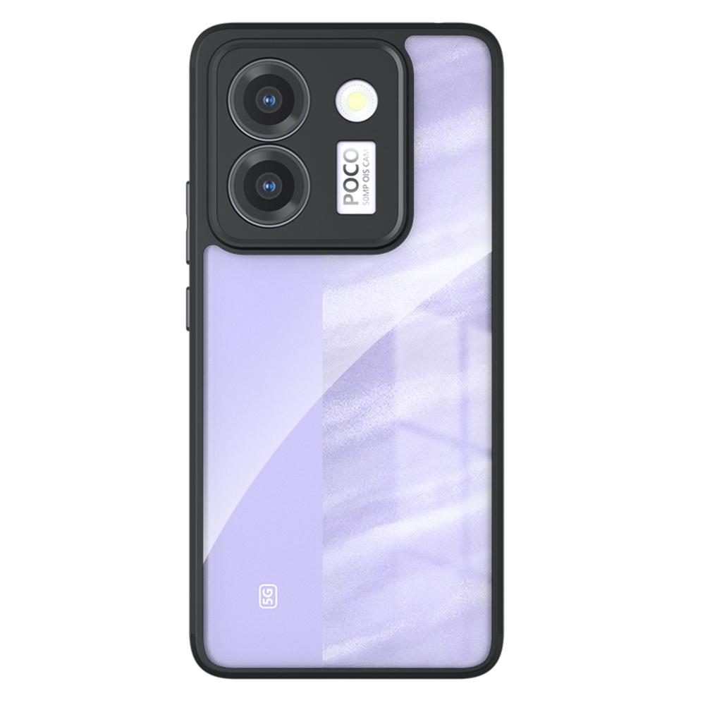 

For Xiaomi Poco M7 Pro 5G Case TPU+PC Shockproof Clear Phone Cover As Shown A