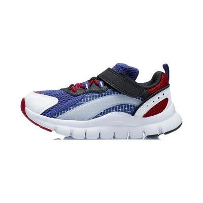 Li Ning Kids Aurora Wind V2 Shock Absorption Rebound Low Top Sports Casual Shoes Kids Sneakers Blue Red Black YKNR096-3