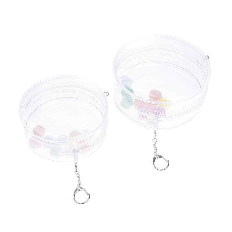 Classic Doll Storage Bags Transparent Outdoor Bag With Keychain Mystery Doll Display Storage Bags Dust-Proof Organizer Pouches