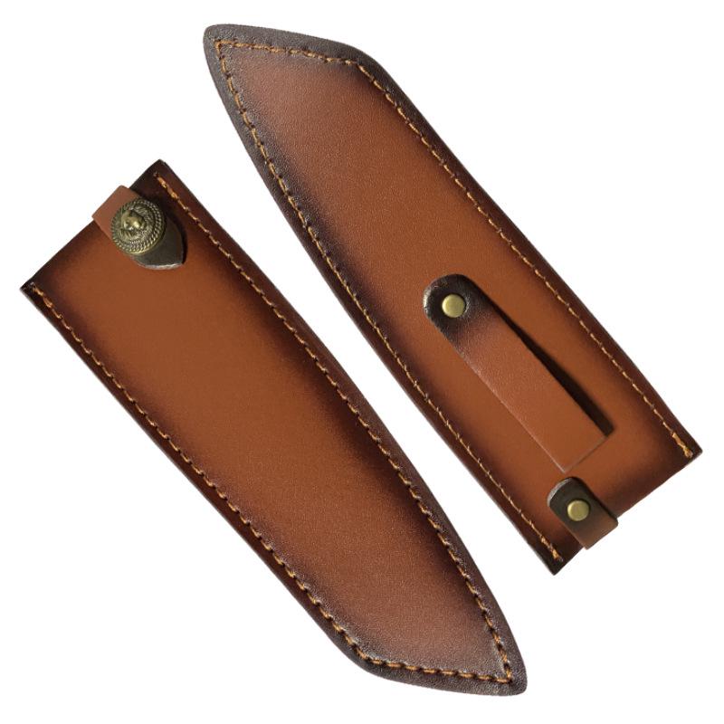Eco-Friendly Recycled Leather Knife Sheath