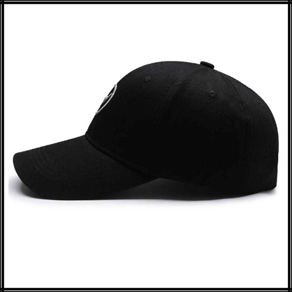Casquette de baseball anglaise CA988 [Croc Blanc], Chapeau, Casquette, Lettres, Visière, Élégant, Tendance, Cool, Pour homme, Pour femme, (Noir)
