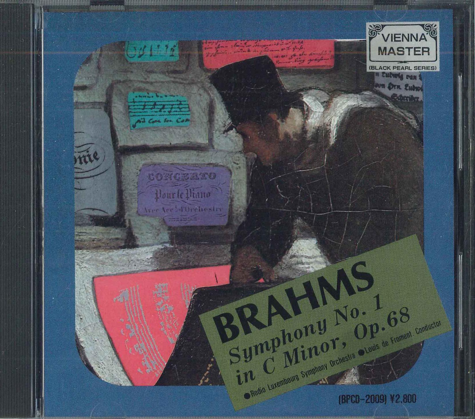 

CD BRAHMS - Symphony No. 1 op.68 BPCD20 Japan Classical Used