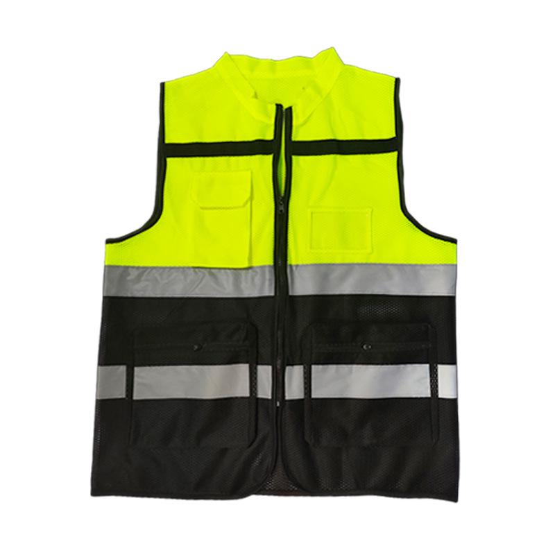 Motorcycle Safety Reflective Vest for Riding and Construction Reflective Vest (Standard)