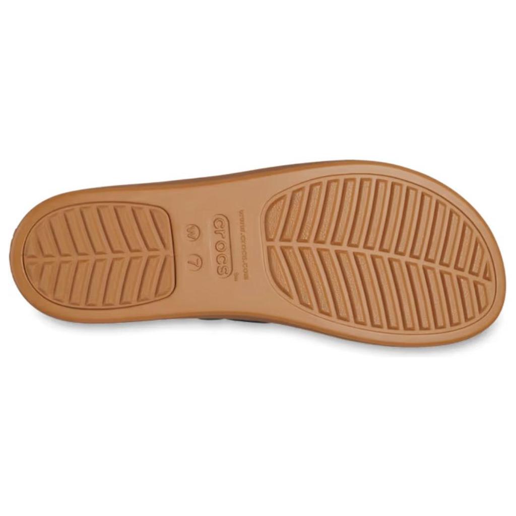 Crocs Round Toe Wedge Buckle Slide Sandals Women Sandals Navy-Blue 209977-410