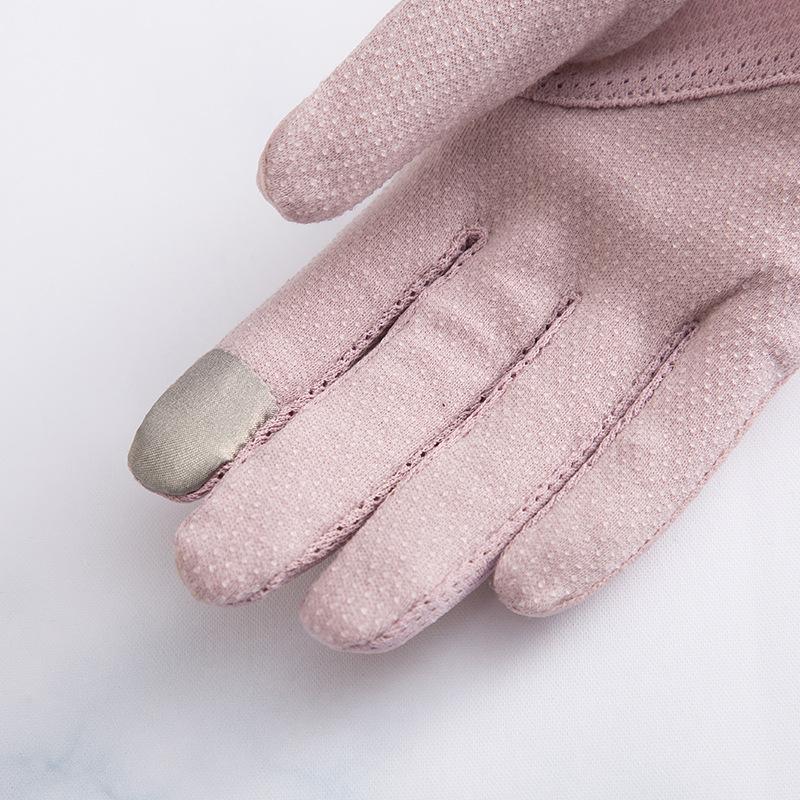 Spring and Summer Sun Protection Gloves Lace Light and Breathable Touch Screen Gloves for Women Driving Breathable Outdoor Sunshade Cycling Gloves