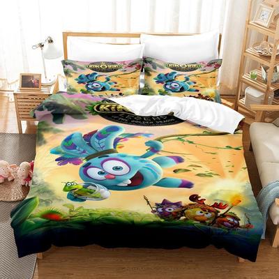 Smeshariki Bedding Set Single Twin Full Queen King Size Bed Set Adult Kid Bedroom Duvet Cover Sets 3D Print Anime Bed Sheet Set