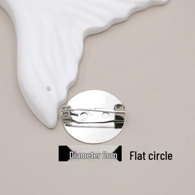 Handmade Lapel Flower Brooch Pin with Lock Clasp for DIY Hair Accessories