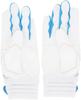 Adidas Baseball Schlaghandschuhe Größe Blau JM LBG904A Handschuhe, 41, Junior, Weiß/Himmelblau (1122),