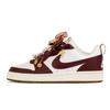 Nike Court Borough NikeCB Low Top Skateboard Shoes Women's White Red IB4706-121(TeamA-S-BOX)