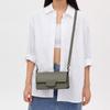 Coach Eliza 23 Snap Closure Removable Handle Calfskin Shoulder Crossbody Bag Medium Women's Army Green