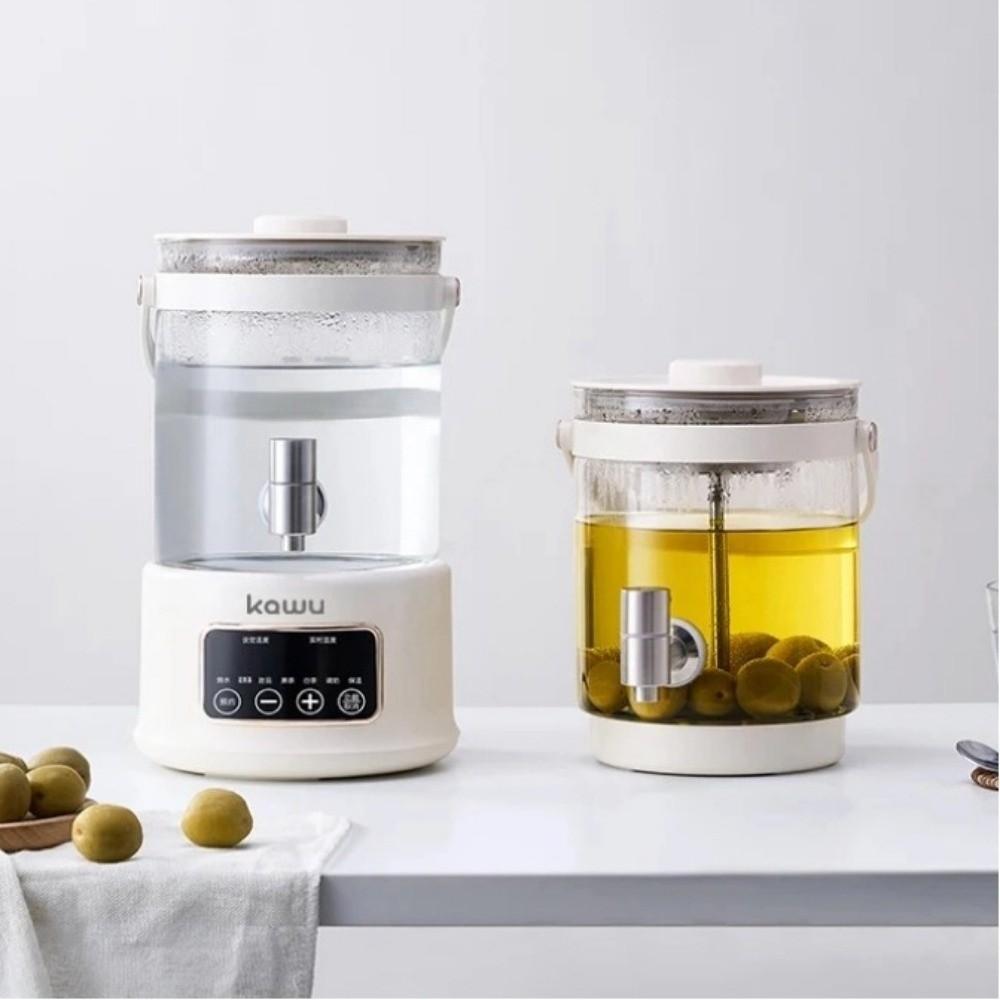 2.5L Electric Tea Kettle Intelligent Large Capacity Boiling Teapot Glass Control Panel Electric Kettle Tea and Making Soup