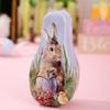 Cartoon Easter Egg Tinplate Case Creative Easter Egg Tin Box Tinplate Candy Box  Cookie Container