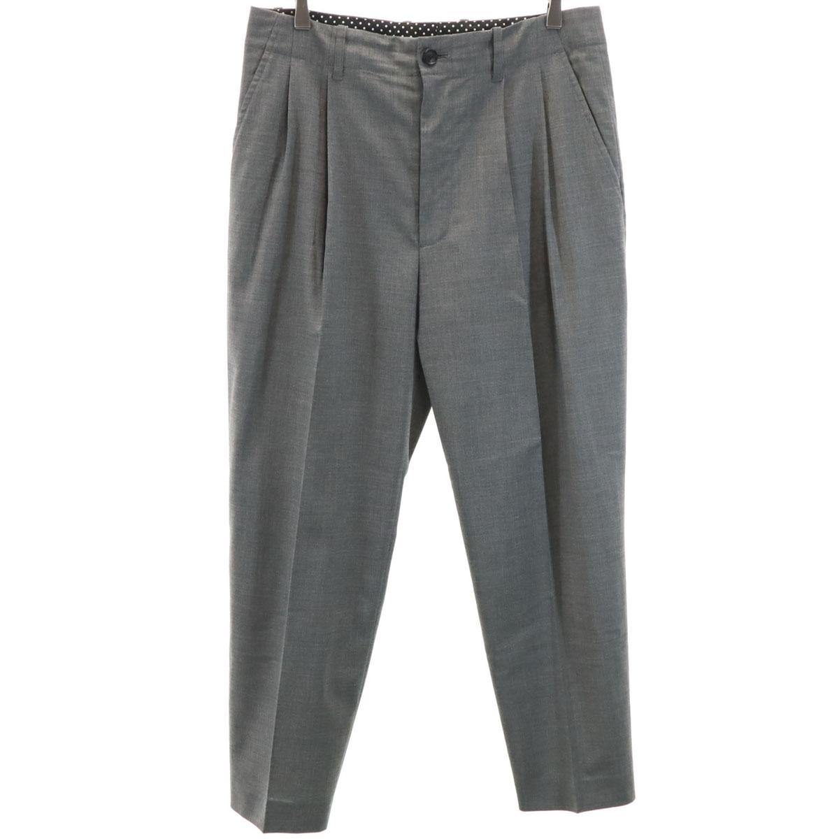 

Casely Hayford made in Japan Two-tuck Slacks pants 36 gray Men s Used