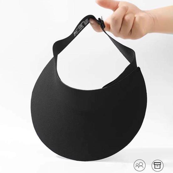 Sluneční klobouk Široký okraj Prázdná horní část Design Letní plážový klobouk Ochrana před sluncem Tenká látka Outdoorová sportovní čepice Pokrývka hlavy