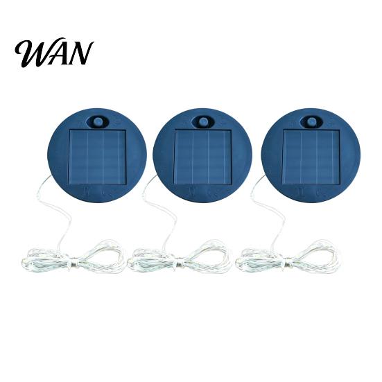 Energy-saving Garden Light Solar Jar Lid with Light, Outdoor Glass Bottle Lamp Pathway Lights LED String, Waterproof Charging Accessory for