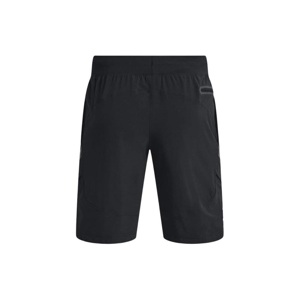Under Armour Project Rock Unstoppable Printed Logo Elastic Waist Casual Shorts Men Shorts Black 1373573-001