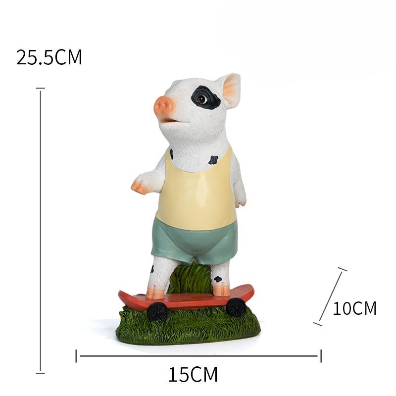 

Outdoor Courtyard Garden Animal Hedgehog Flower Fine Pot Sculpture Ornament Pastoral Style Resin Creative Design Gift Idea Decoration Decoration