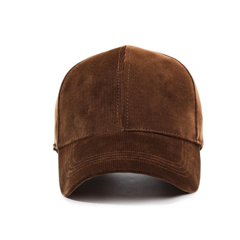 Modische Wildleder Baseballkappen für Herren Damen Herbst Winter Einfarbig Retro Snapback Golfmütze Unisex Street Verstellbare SonnenkappeS Gorras