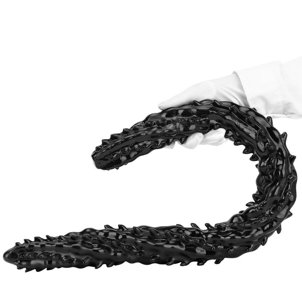 Oversized Long Double-headed Dildo Silicone Barbed Butt Plug Female Masturbator Fisting Realistic Dick Sex Toy Gay BDSM