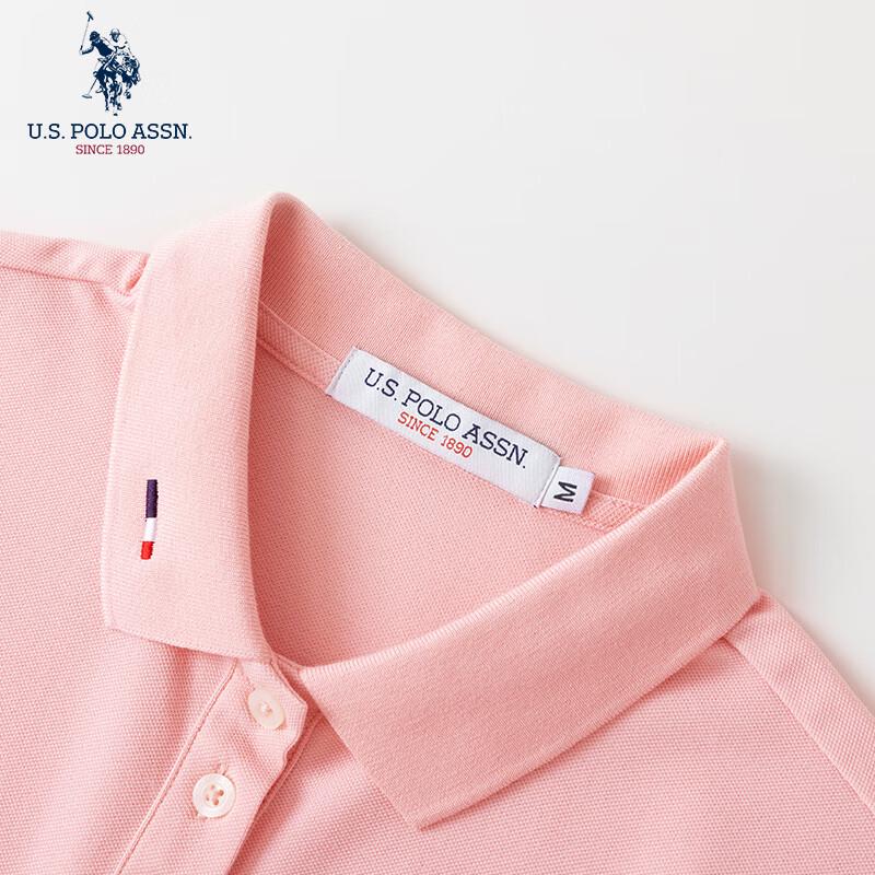 U.S. Polo Assn. Vestido polo de manga corta para mujer