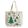 Large Capacity Christmas Canvas Gift Bag Cartoon Merry Christmas Decor  Home New Year Decor