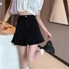 Women's Black Pleated Skirt Summer Spring Autumn Grey High-Waisted A-Line Slimming Petite JK Short Casual All-match Versatile Skirt
