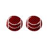 10Pcs Red Carbon Fiber Interior Air Vent Outlet Cover Trim For Nissan 350Z