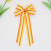 Printed Ribbed Band Long Ribbon Bow Hair Clip - Hot Selling Hair Accessory