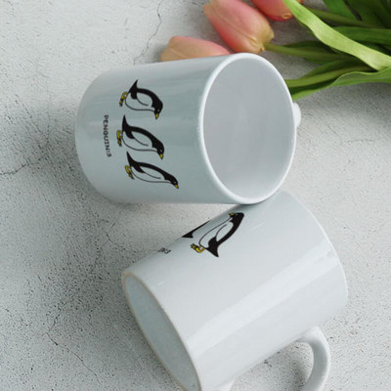 tk207-Design Mug 2p-Penguin Friends