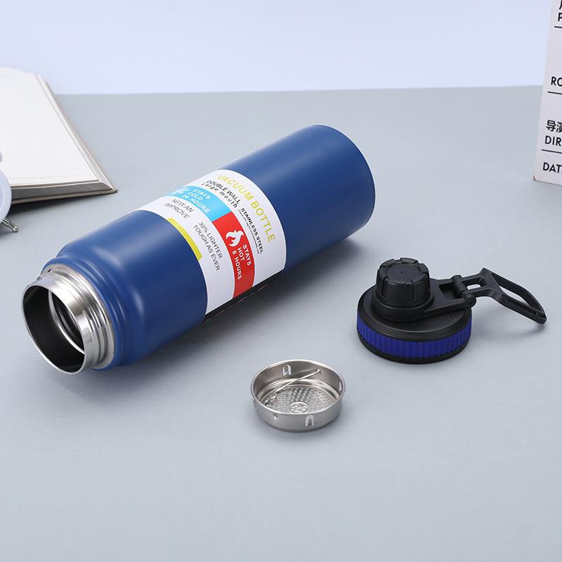 600/800/1000Ml Outdoor Thermos Water Bottle 304 Stainless Steel Insulated Cup Keeps Cold And Heat Thermal Large-Capacity Pot