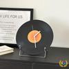 Retro Black Vinyl Record Sunset Clock for Living Room, Office Desk, Wine Cabinet, or TV Wall.
