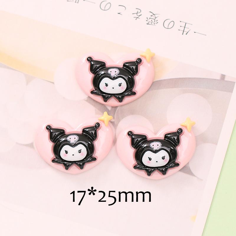 10Pcs New Kawaii Cartoon Animal Cake, Key, Beverage, Bag Resin Flat Back Scrapbook Figurine Diy Bow Decor Accessories Crafts A25