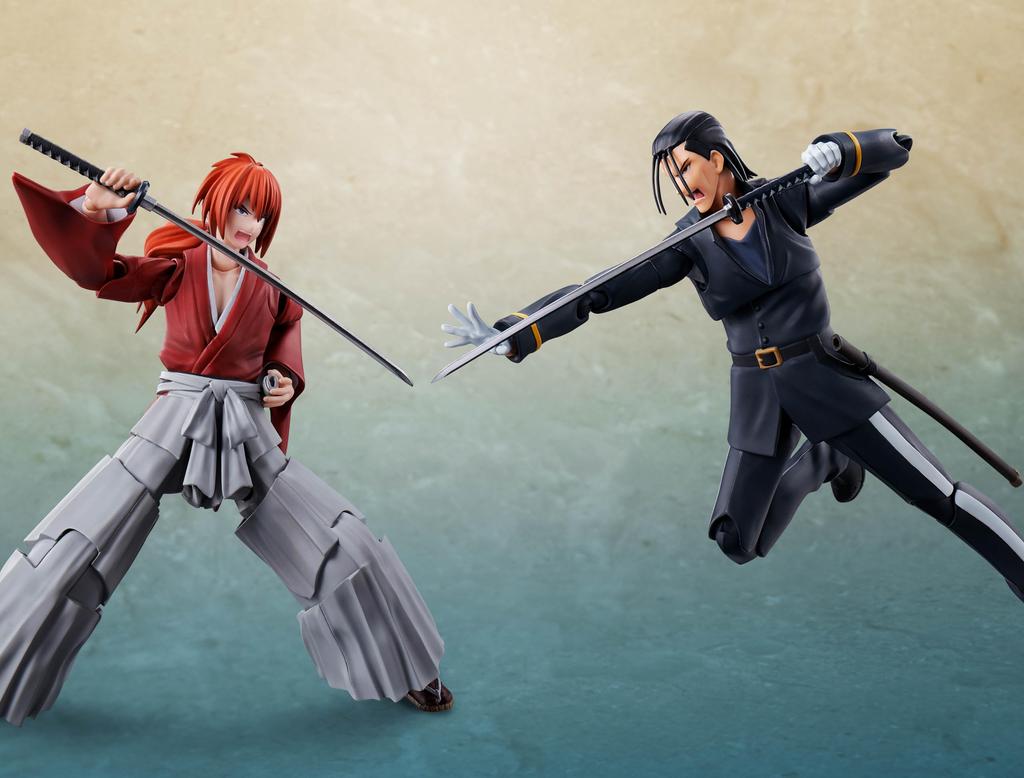 TAMASHII NATIONS Rurouni Kenshin Swordsman Romantic Hajime Saito 165mm Painted Movable Figure S.H.Figuarts -Meiji Story- Approx. PVC&ABS