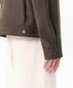 Musinsa Standard Synthetic Suede Minimal Trucker Jacket [Brown]