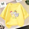 Cute Cartoon Girl T-shirts Girls Summer Unicorn Friends Clothes Baby T Shirts Children Short Sleeve Clothing Graphic T-shirt Tee