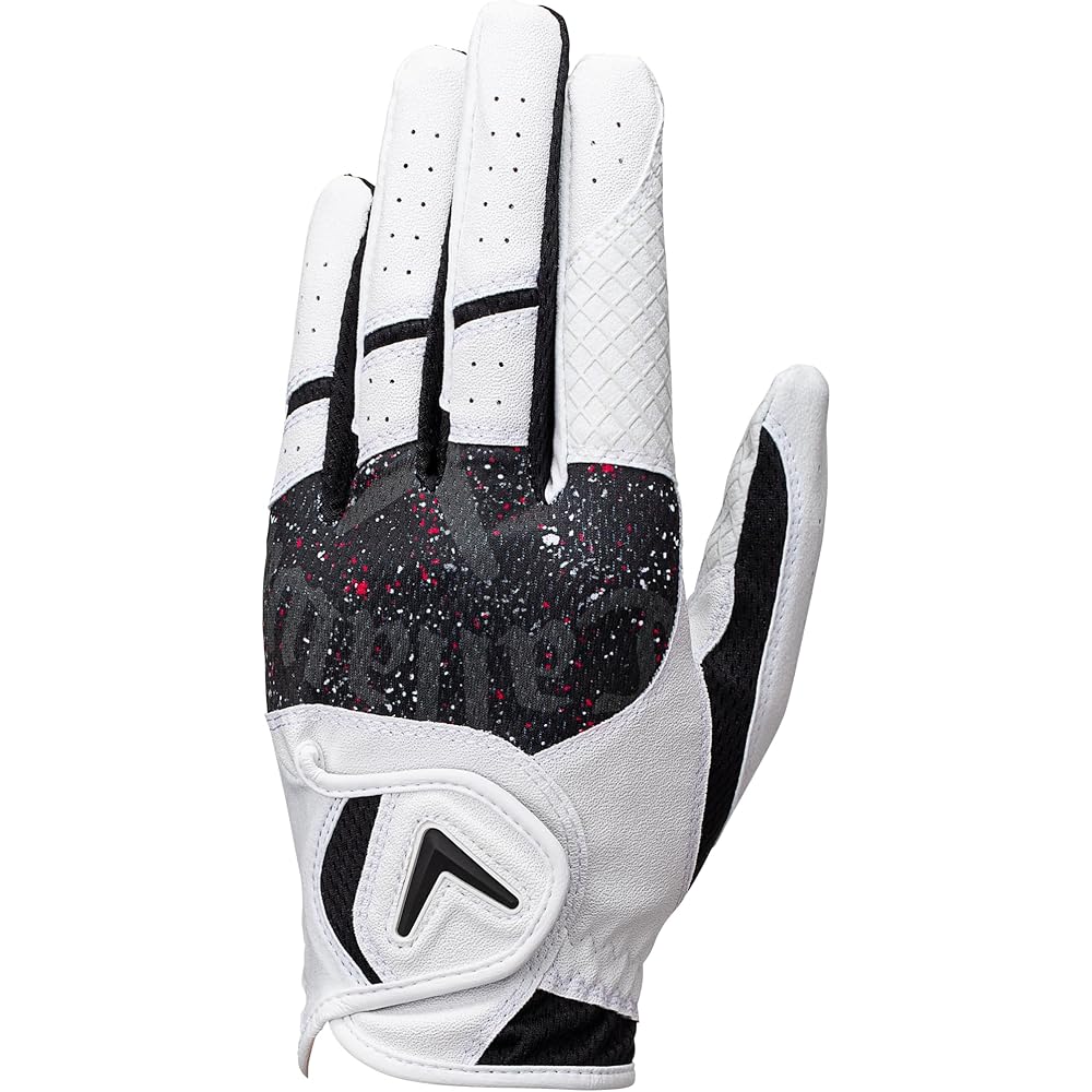 

Callaway Graphic Golf Glove Left Hand White/Black 21cm Men s