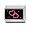Y2K Love Strawberry Ball NO.8 Eye Butterfly Star Black Italian Charm Links Fit 9mm Stainless Steel Bracelet DIY Making Jewelry
